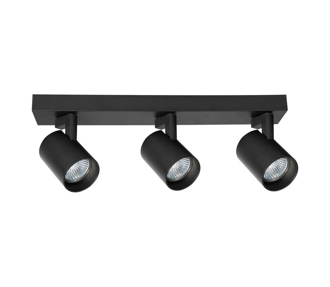 Bodové svítidlo VOLF 3xGU10/10W/230V černá