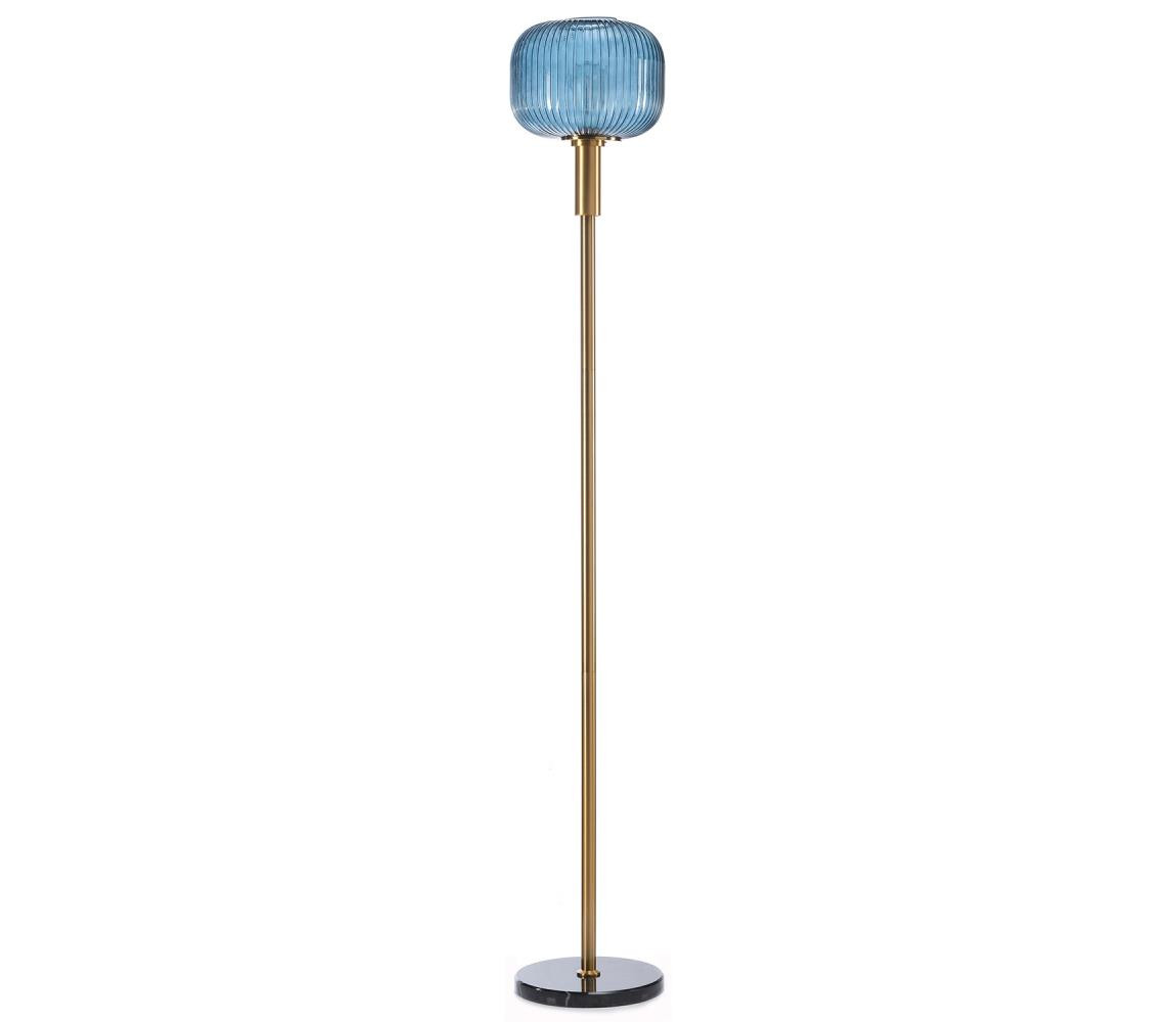 ONLI ONLI - Stojací lampa DOROTY 1xE27/22W/230V modrá/zlatá