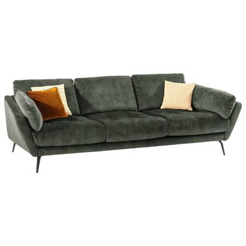 W.Schillig POHOVKA BIG SOFA, textil, tmavě zelená