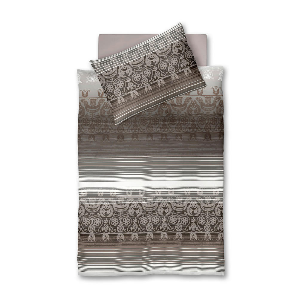 POVLEČENÍ, flanel, bílá, cappuccino, mokka, 140/200 cm