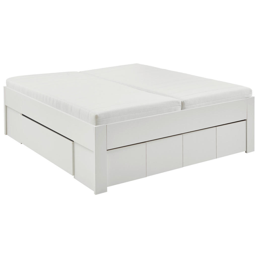 Carryhome POSTEL, 180/200 cm, kompozitní dřevo, bílá