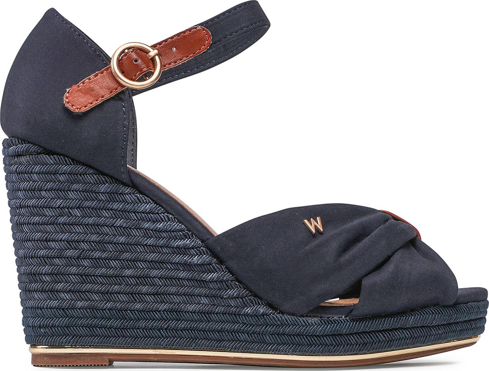 Espadrilky Wrangler Raval Cross WL21681A Tmavomodrá