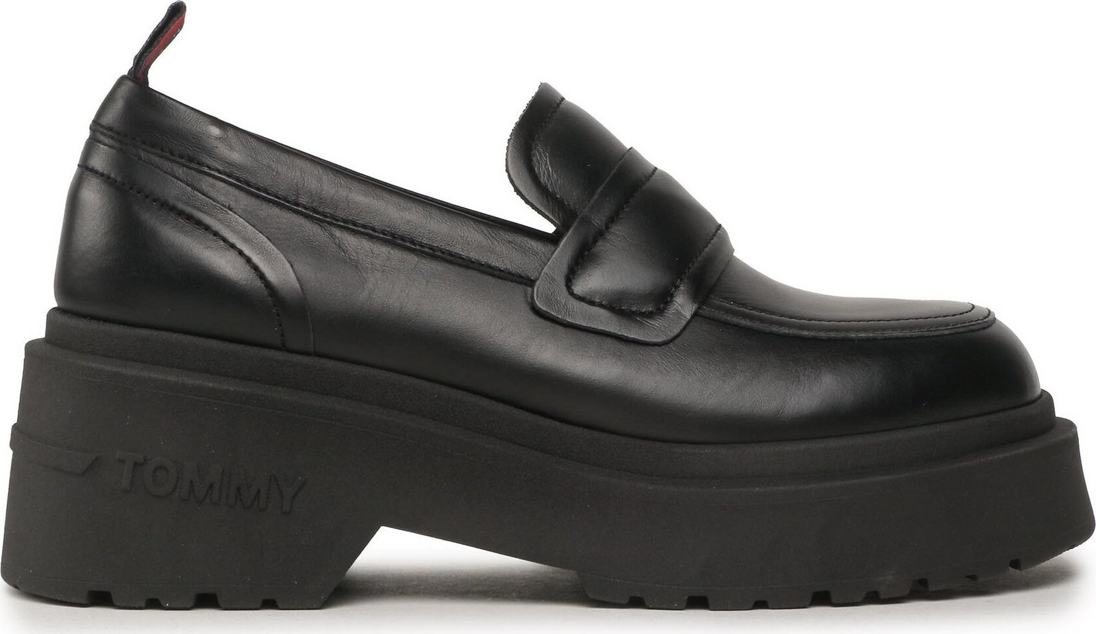 Loafersy Tommy Jeans Tjw Ava Loafer EN0EN02218 Černá