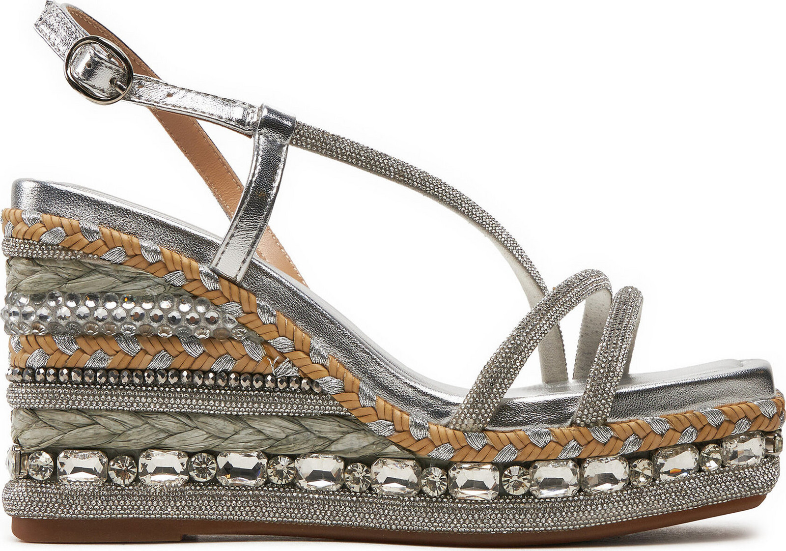 Espadrilky Alma En Pena V240998 Stříbrná