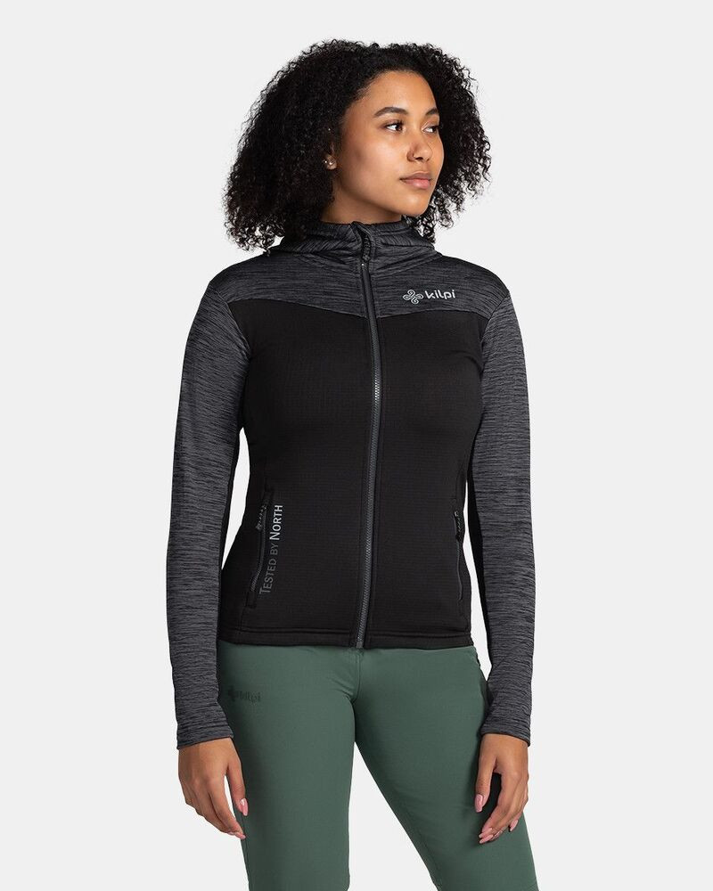 Kilpi Dámská technická mikina SEVELEN-W Černá Velikost: 40, BLK