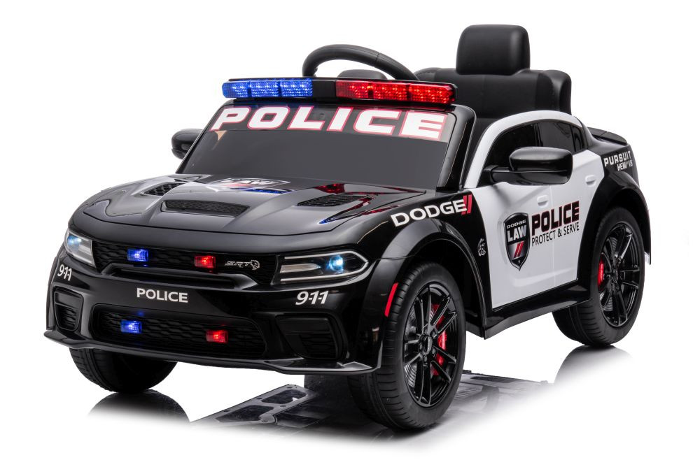 mamido Elektrické autíčko Dodge Charger policejní černé