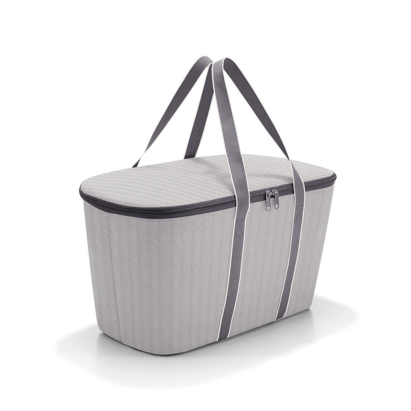 Chladící taška Reisenthel Coolerbag Herringbone grey