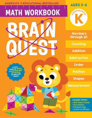 Brain Quest Math Workbook: Kindergarten (Workman Publishing)(Paperback)