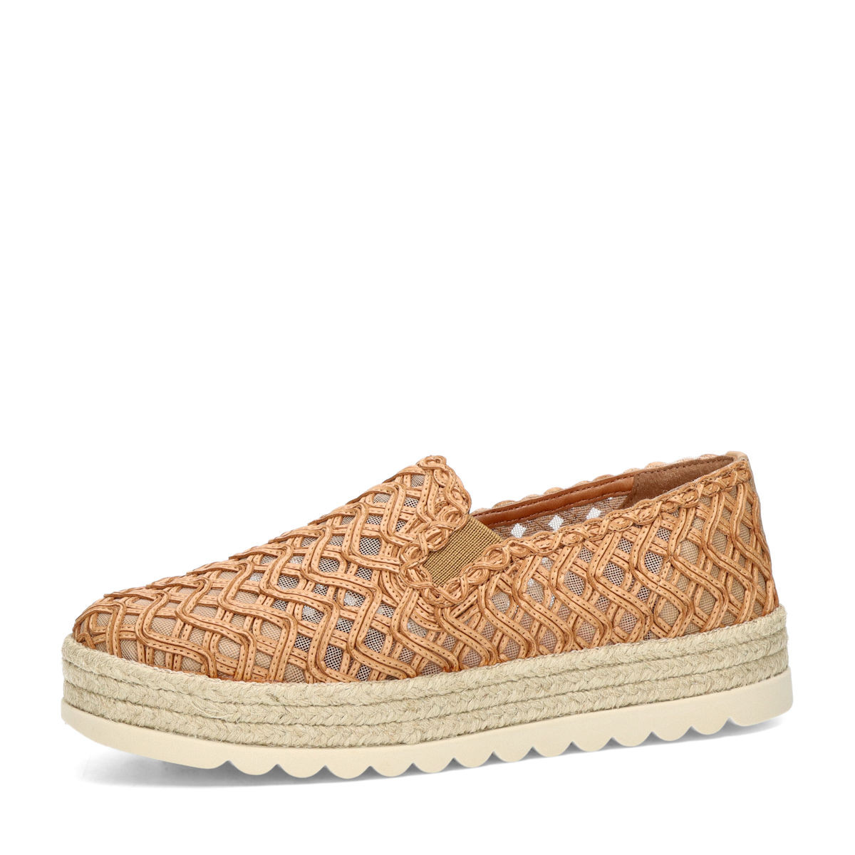 ETIMEĒ dámské stylové espadrilky - hnědé - 36