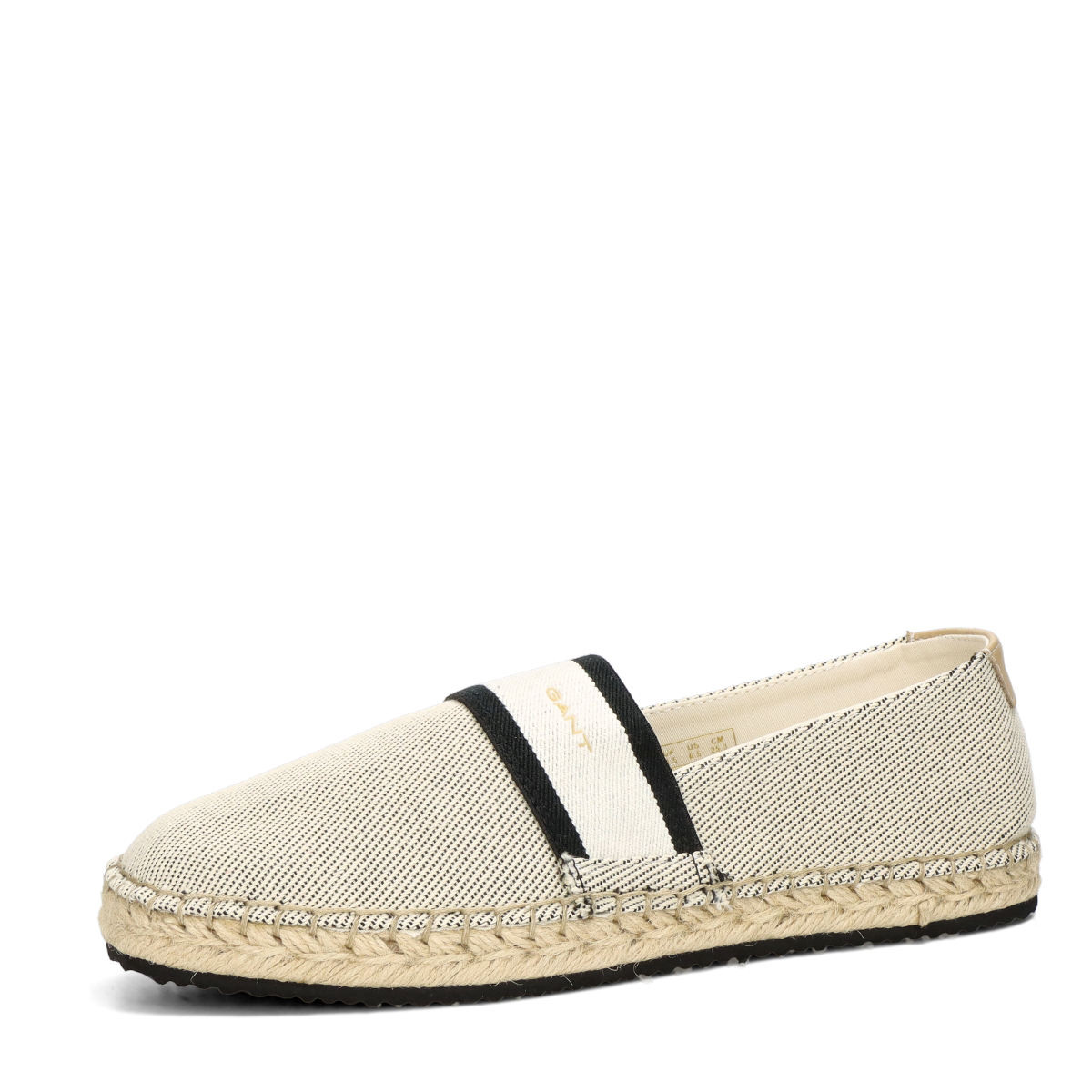 Gant dámské stylové espadrilky - béžovo černé - 36