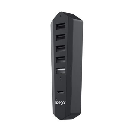 iPega P5S003 USB/USB-C HUB pro PS5 Slim Black PG-P5S003