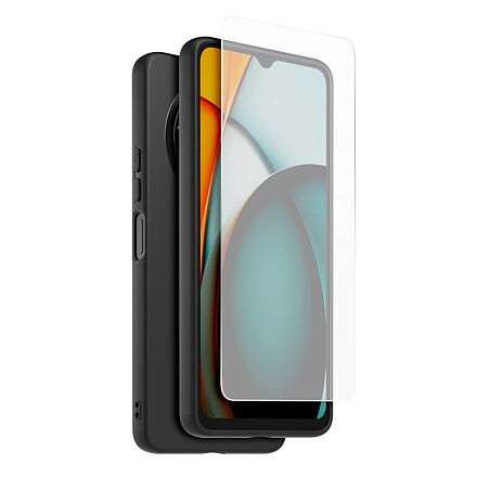 Made for Xiaomi TPU Kryt + Tvrzené Sklo pro Xiaomi Redmi A3 Black WICASETPUREDMIA3N