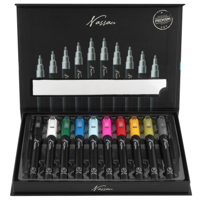 Sada akrylových fixů 10 ks