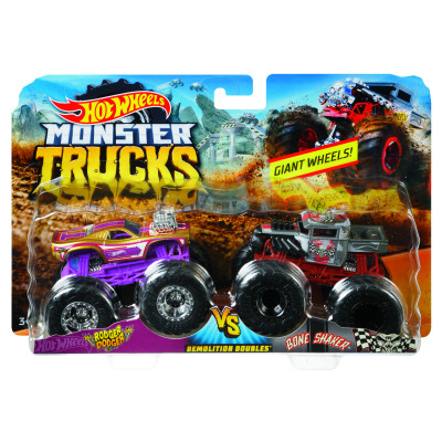 Hot Wheels Monster trucks demoliční duo - Big Bite a Big Foot