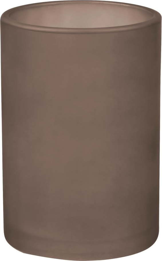 Hnědý skleněný kelímek na zubní kartáčky Modest – Mette Ditmer Denmark