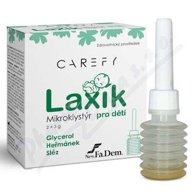 Carefy Laxík Mikroklystýr Pro Děti 2x3g