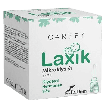 Carefy Laxík Mikroklystýr Pro Děti 6x3g