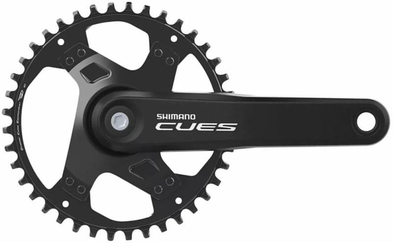 Shimano kliky Cues FC-U4000-1, 175mm, 40 zubů, černé, 11,10,9 speed, pro osu čtyřhran, v krabičce