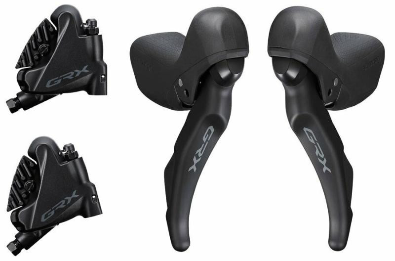 Shimano řazení GRX 600 dual control 2x11 speed, třmeny RX400 (pár) J-kit, MNT 20mm