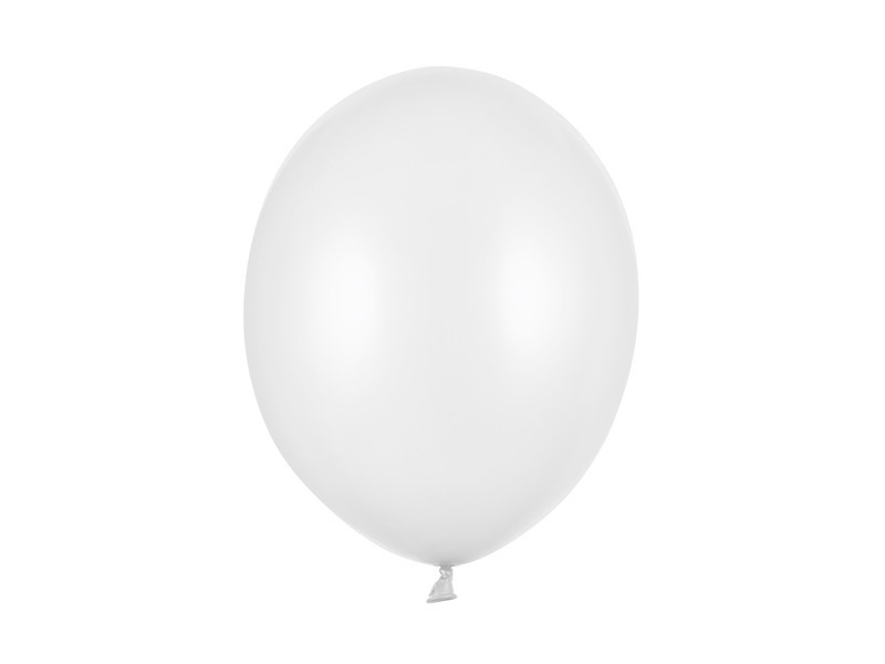 Balonky Strong 30cm, Metallic Pure White (1 bal. / 10 ks)