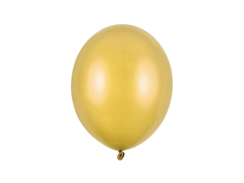 Balonky Strong 27cm, Metallic Gold (1 bal. / 10 ks)