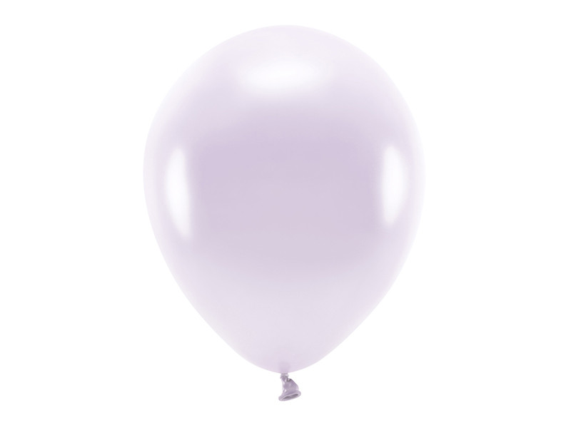 Balony Eco 30cm metalizované, lila (1 bal. / 10 ks)