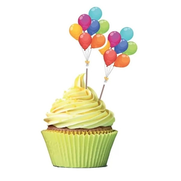 Párty napichovátka balónky 10 cm 10 ks