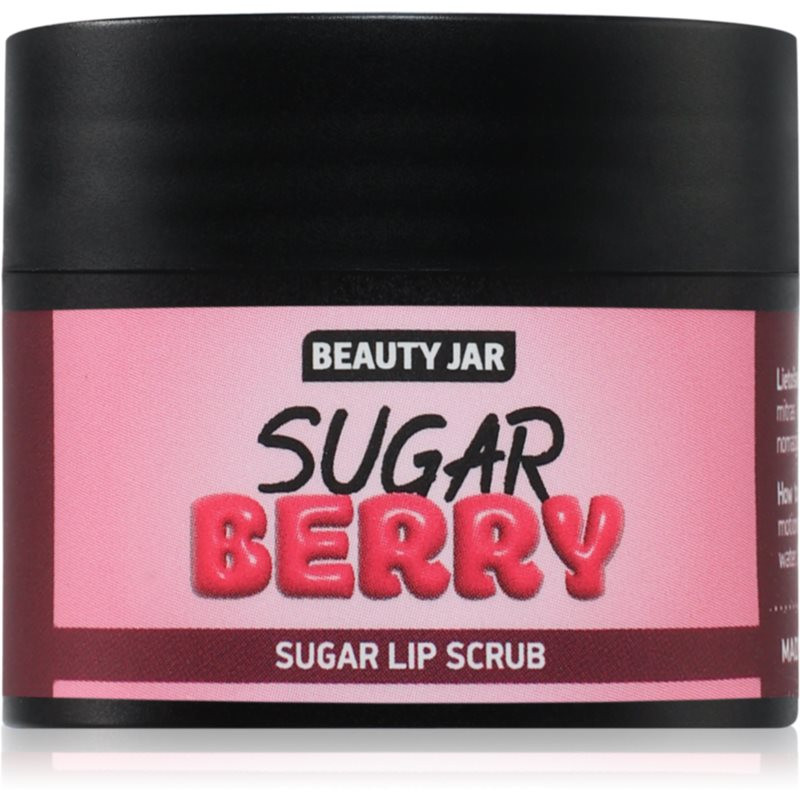 Beauty Jar Berry Sugar peeling na rty s kakaovým máslem a vitamínem E 15 ml