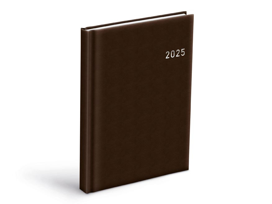 MFP 7781351 Diář 2025 D801 PVC dark brown denní