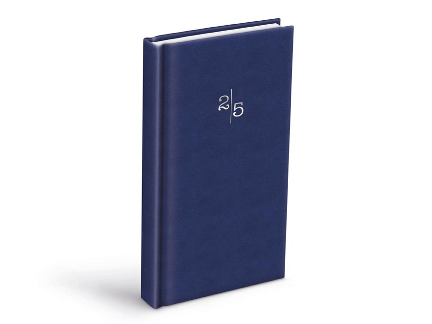 MFP 7781392 Diář 2025 D802 PU blue 90x170mm denní