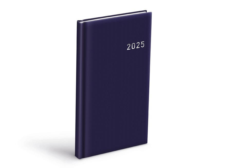 MFP 7781406 Diář 2025 T806 PVC dark blue 90x170mm týdenní