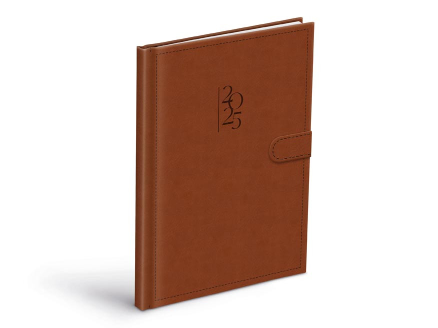 MFP 7781379 Diář 2025 T805 PU cognac s magnetem týdenní