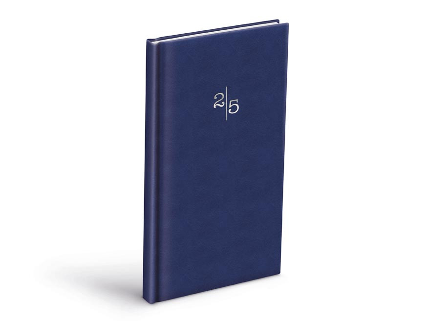 MFP 7781408 Diář 2025 T806 PU blue 90x170mm týdenní