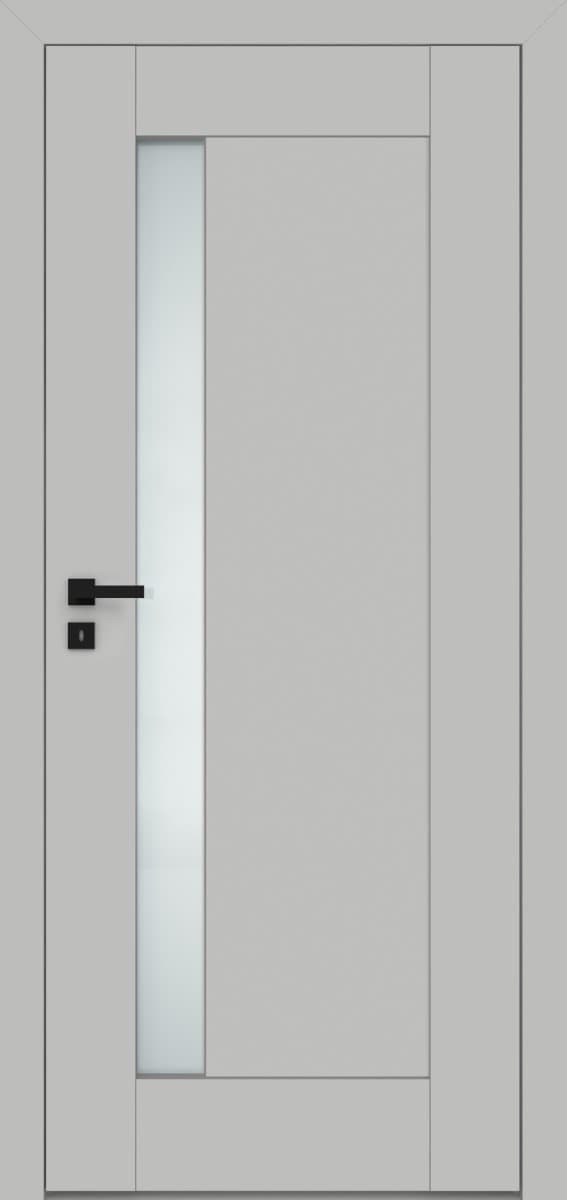 Interiérové dveře Naturel Estra 11 levé 80 cm šedá matná ESTRA11SM80L