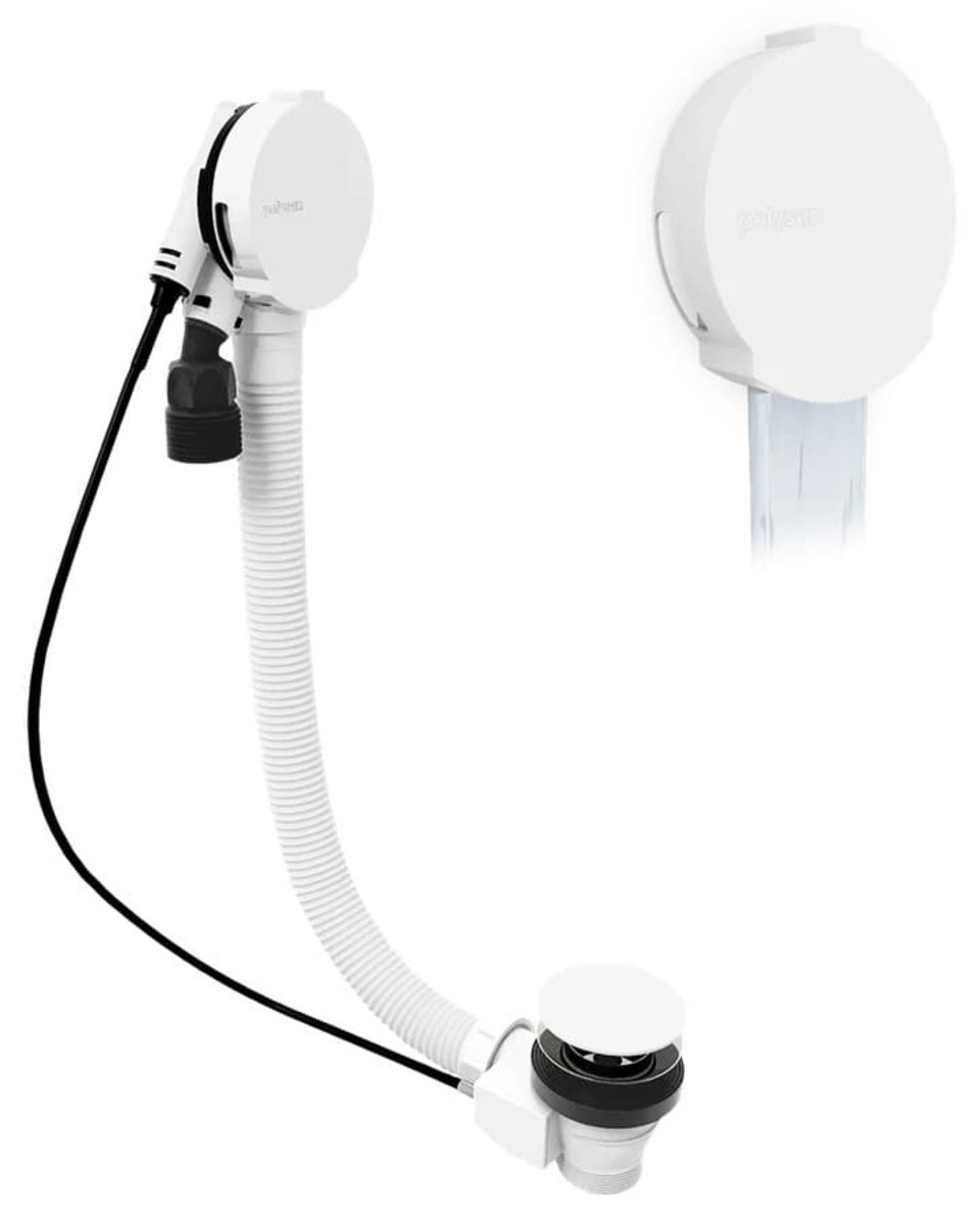 Vanový automat Polysan bílá ABS/mosaz 71851.10