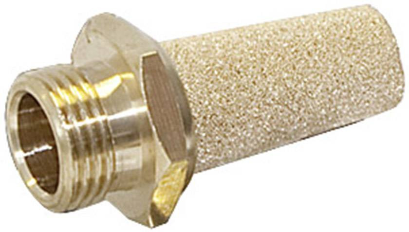 Norgren pneumatický tlumič hluku T40C1800 vnější závit 1/8 10 bar mosaz 1 ks