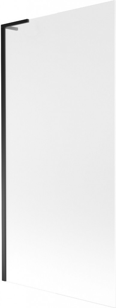 MEXEN/S Next L vanová zástěna FIX 90 x 150 cm, dekor, černá 895-090-000-03-30-70