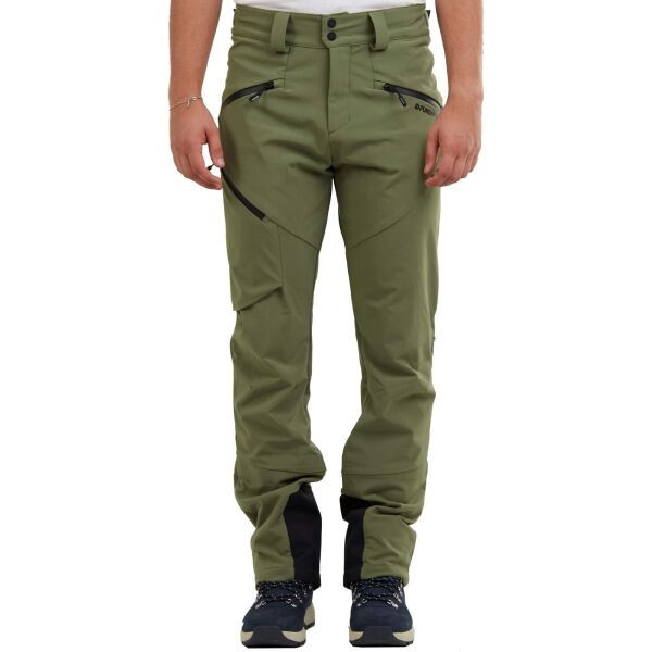 FUNDANGO ROB SOFTSHELL PANT Pánské softshellové kalhoty, khaki, velikost