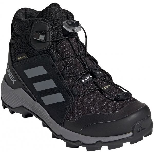 adidas TERREX MID GTX K Dětská outdoorová obuv, černá, velikost