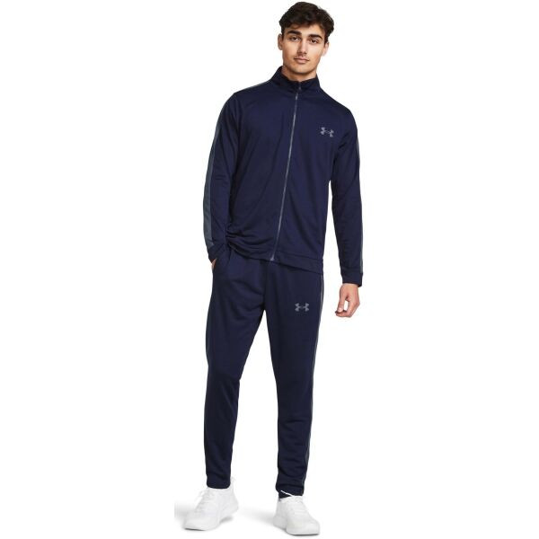 Under Armour UA KNIT TRACK SUIT Pánská sportovní souprava, tmavě modrá, velikost