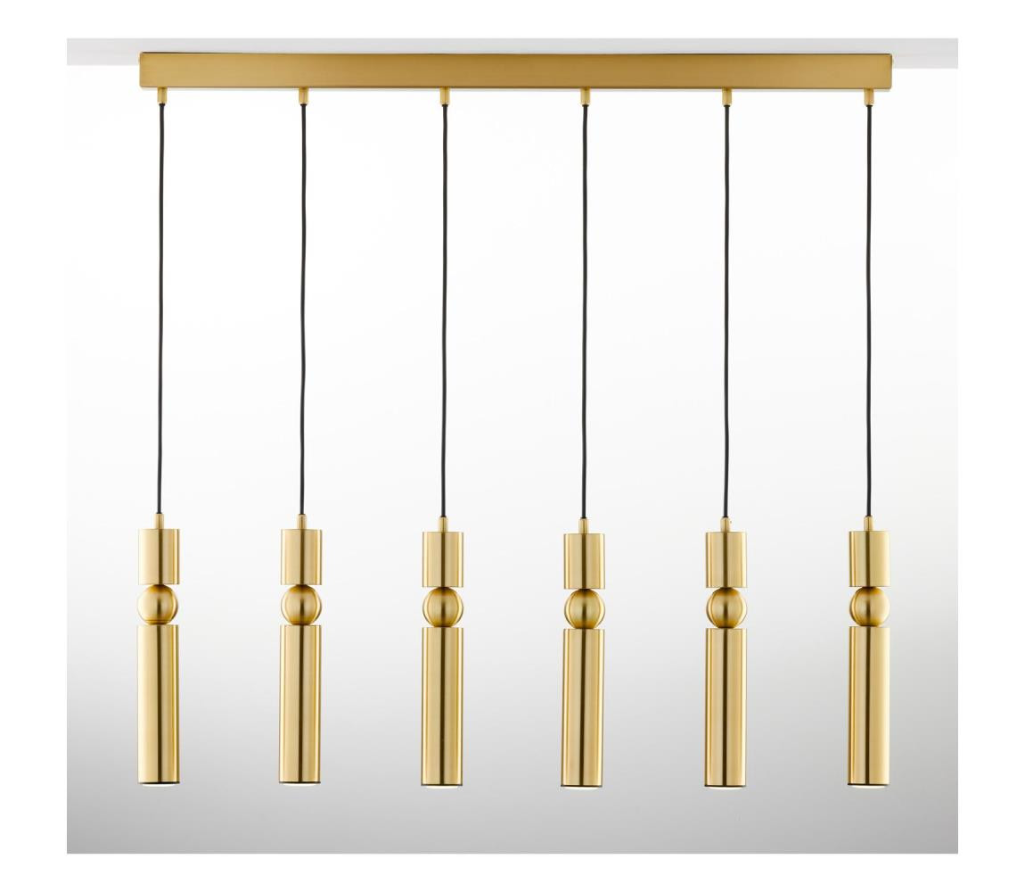 Jupiter Jupiter 2011 - Lustr na lanku ALAS 6xGU10/10W/230V zlatá