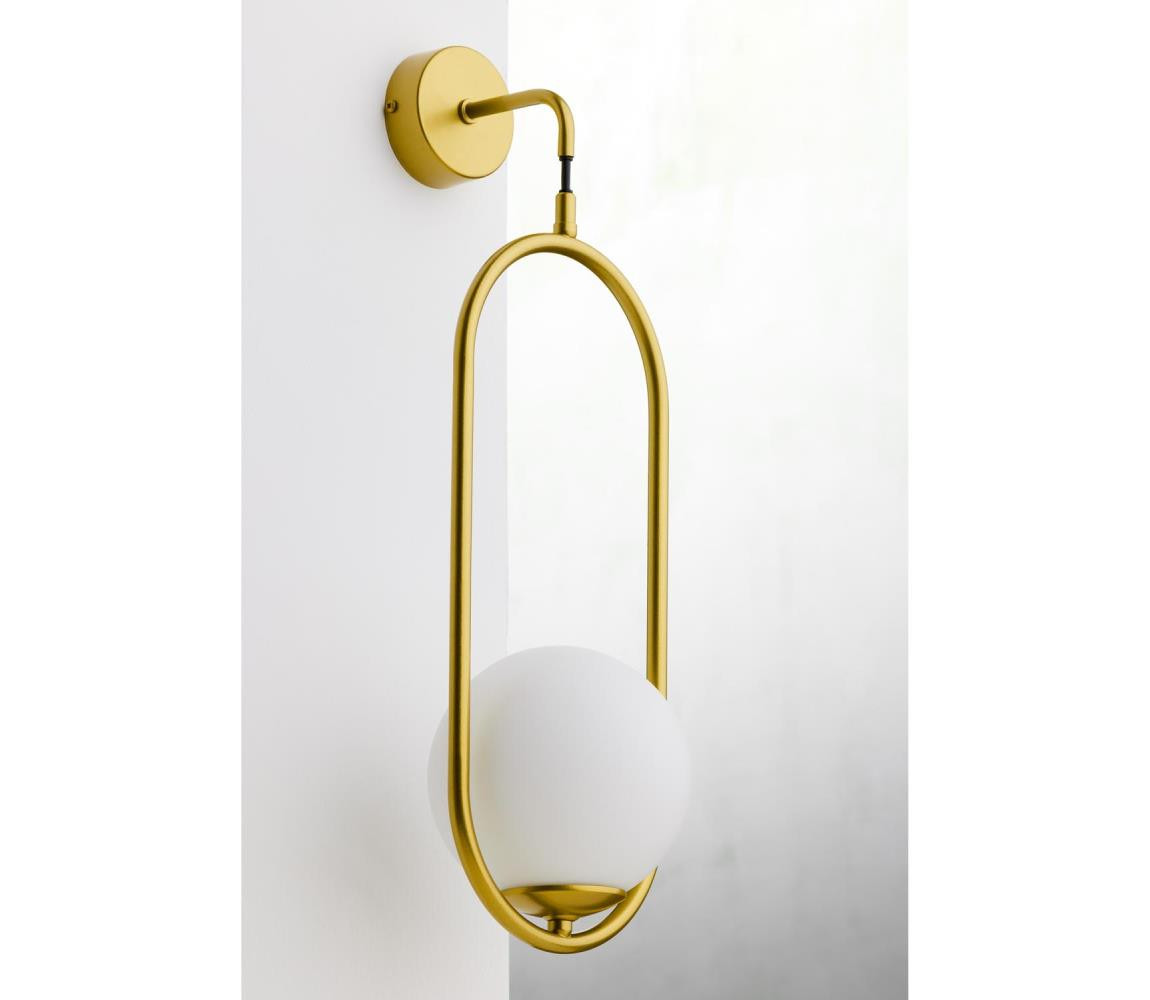 Jupiter Jupiter 2043 - Nástěnná lampa IGON 1xE14/40W/230V zlatá