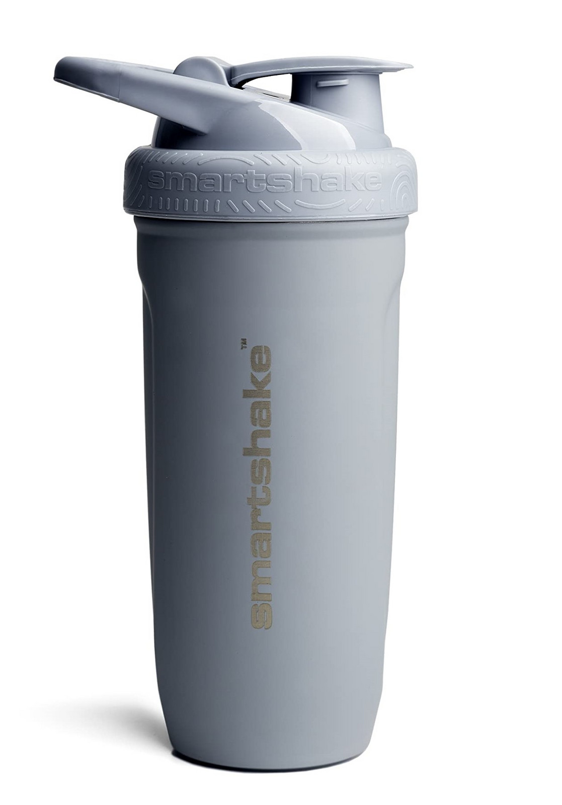 Šejkr SmartShake Reforce Stainless Steel, Šedý, 900 ml