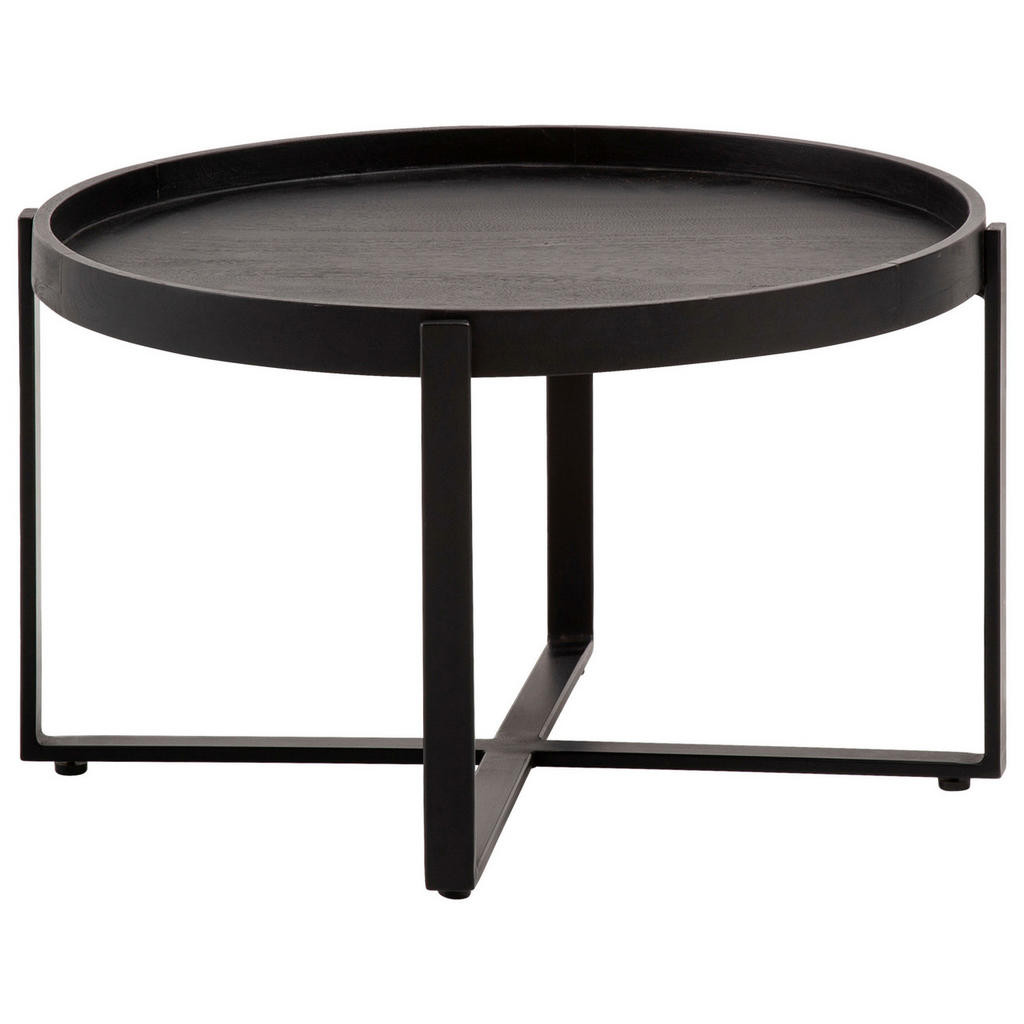 MID.YOU KONFERENČNÍ STOLEK, černá, dřevo, 60/60/35 cm