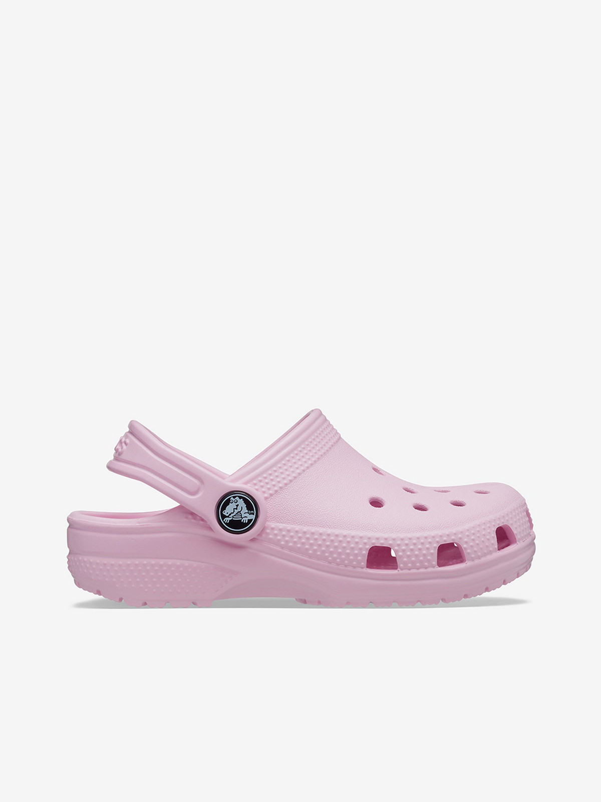 Světle růžové holčičí pantofle Crocs