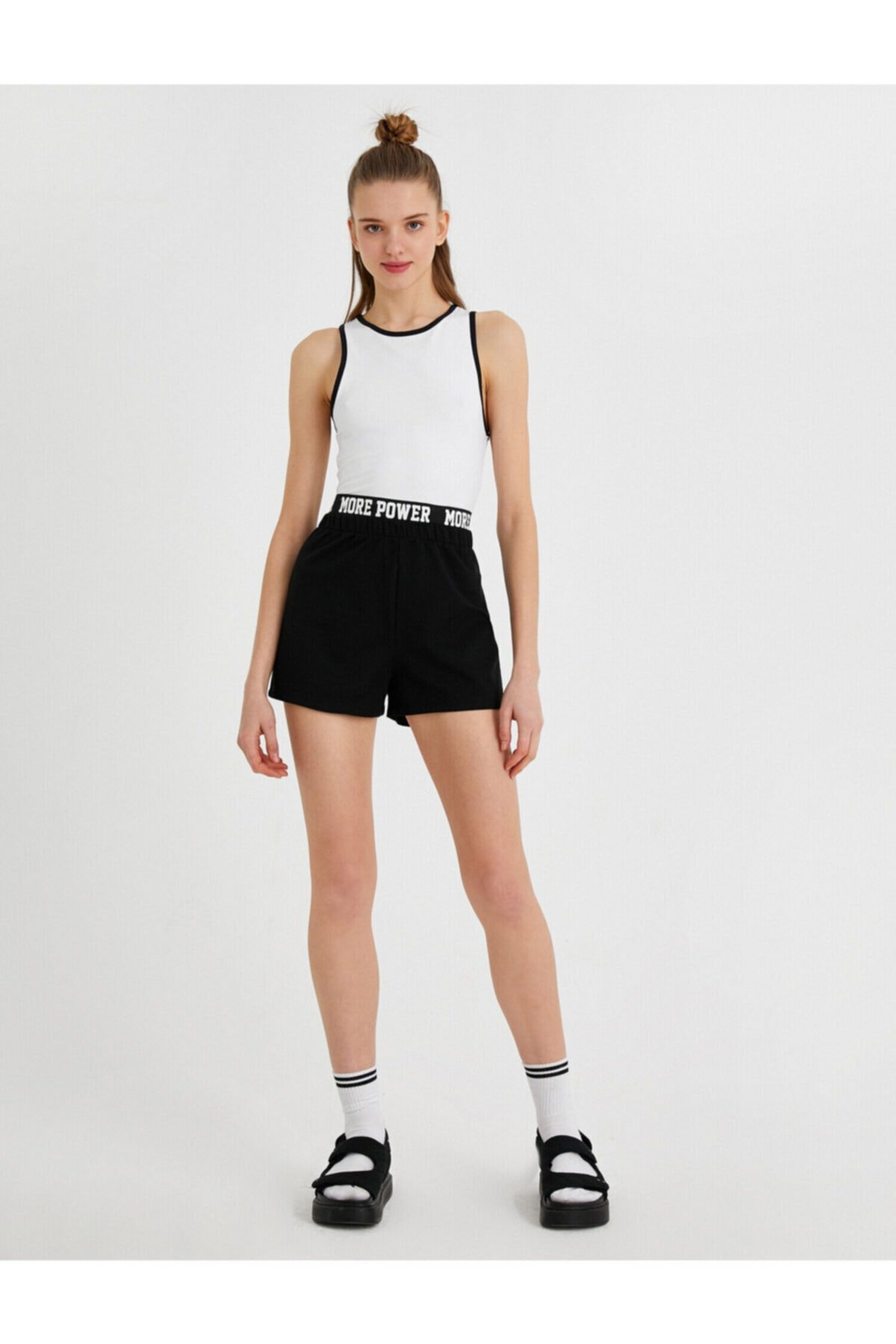 Koton High Waist Mini Shorts