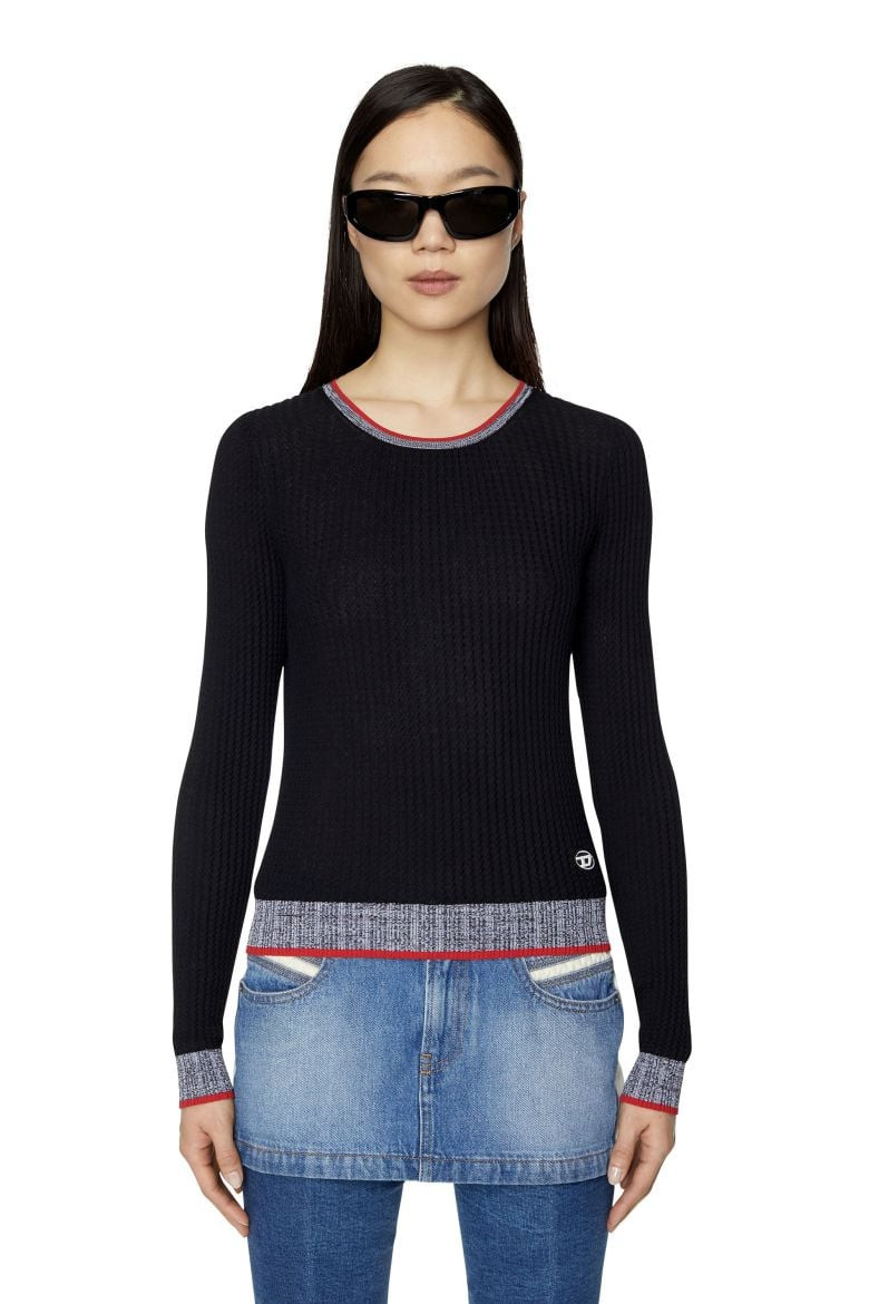 Diesel Sweater - M-ARIANNE KNITWEAR black