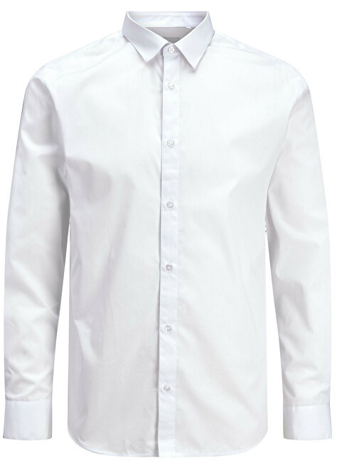 Jack&Jones PLUS Pánská košile JJJOE Slim Fit 12200623 White 3XL, XXXL