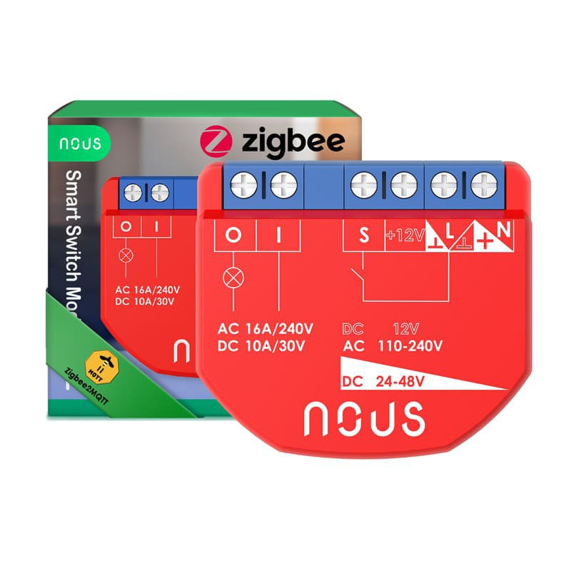 Nous B1Z ZigBee Smart Spínací Modul (1 kanál, bez měření spotřeby)