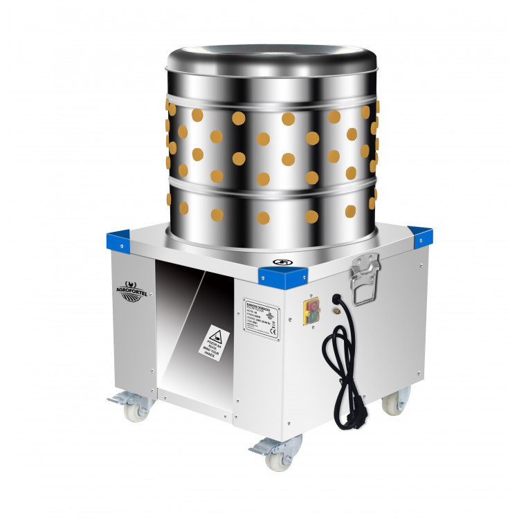 Bubnová škubačka na drůbež - velikost S - kuřata, kachny - do 7 kg.